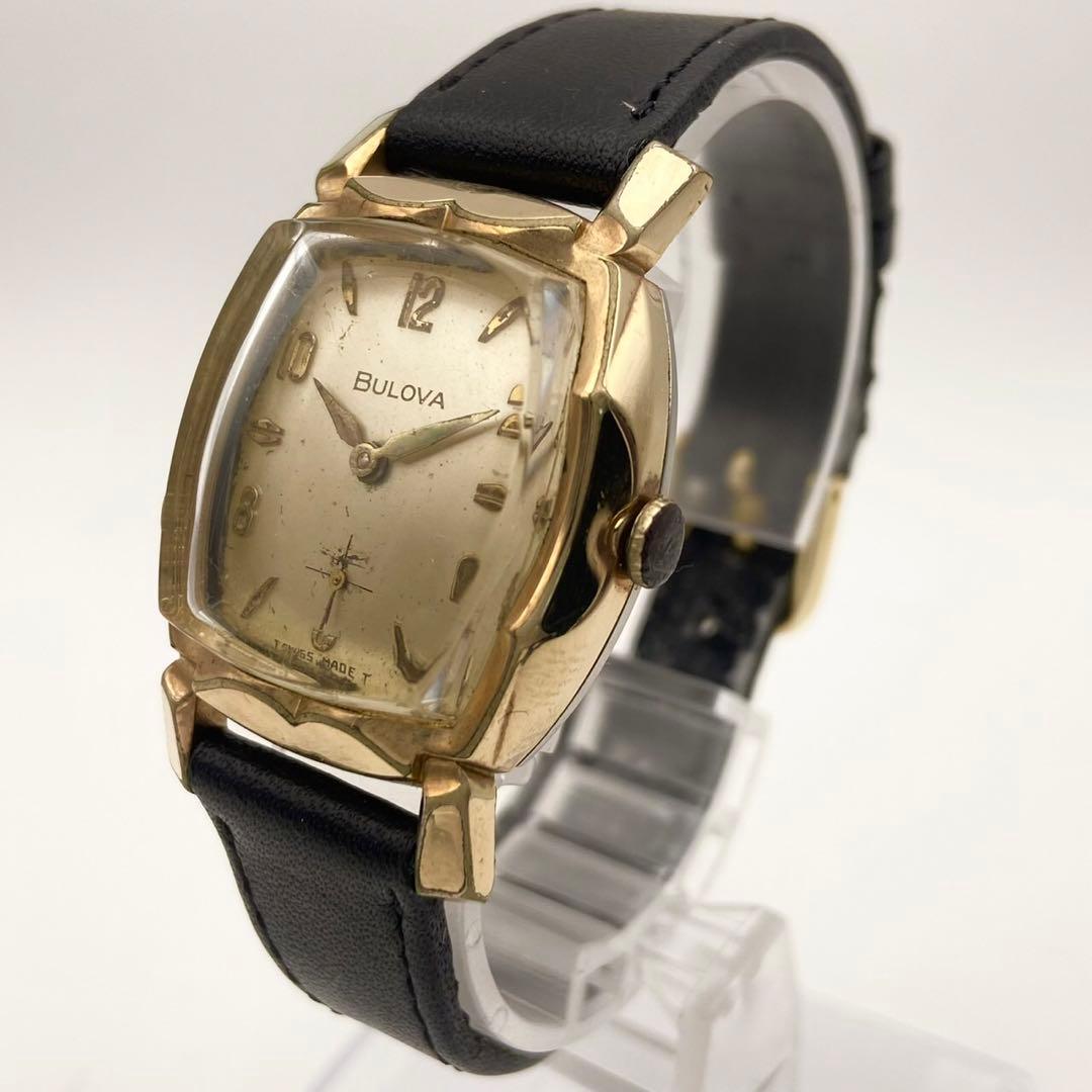 【稼働品】ブローバ 手巻き　腕時計 A577744 アンティーク　ヴィンテージ