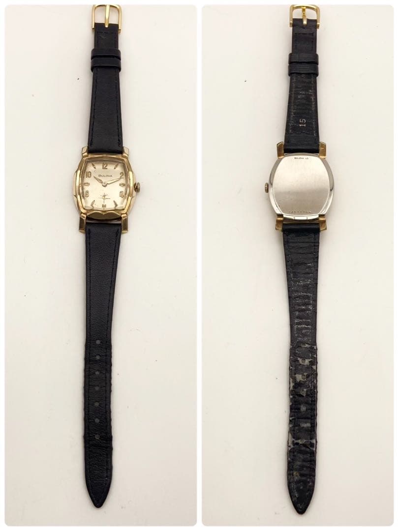 【稼働品】ブローバ 手巻き　腕時計 A577744 アンティーク　ヴィンテージ