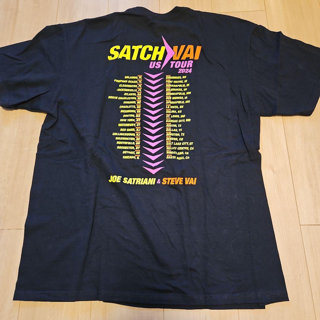 Joe Satriani Steve Vai US TOUR 黒Tシャツ XL