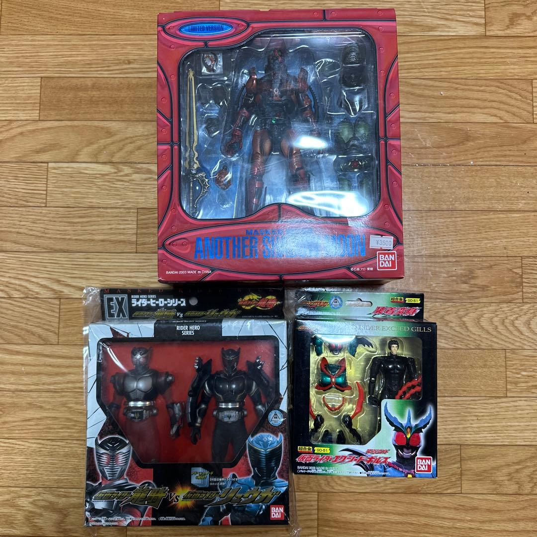 仮面ライダー フィギュアセット 龍騎 リュウガ ギルス