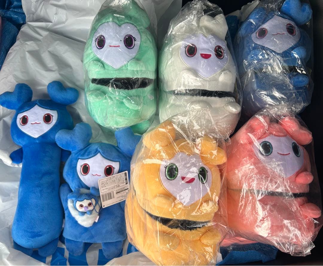 TWICE LOVELYS スリッパ パペット おくるみマスコット のびふにゃ