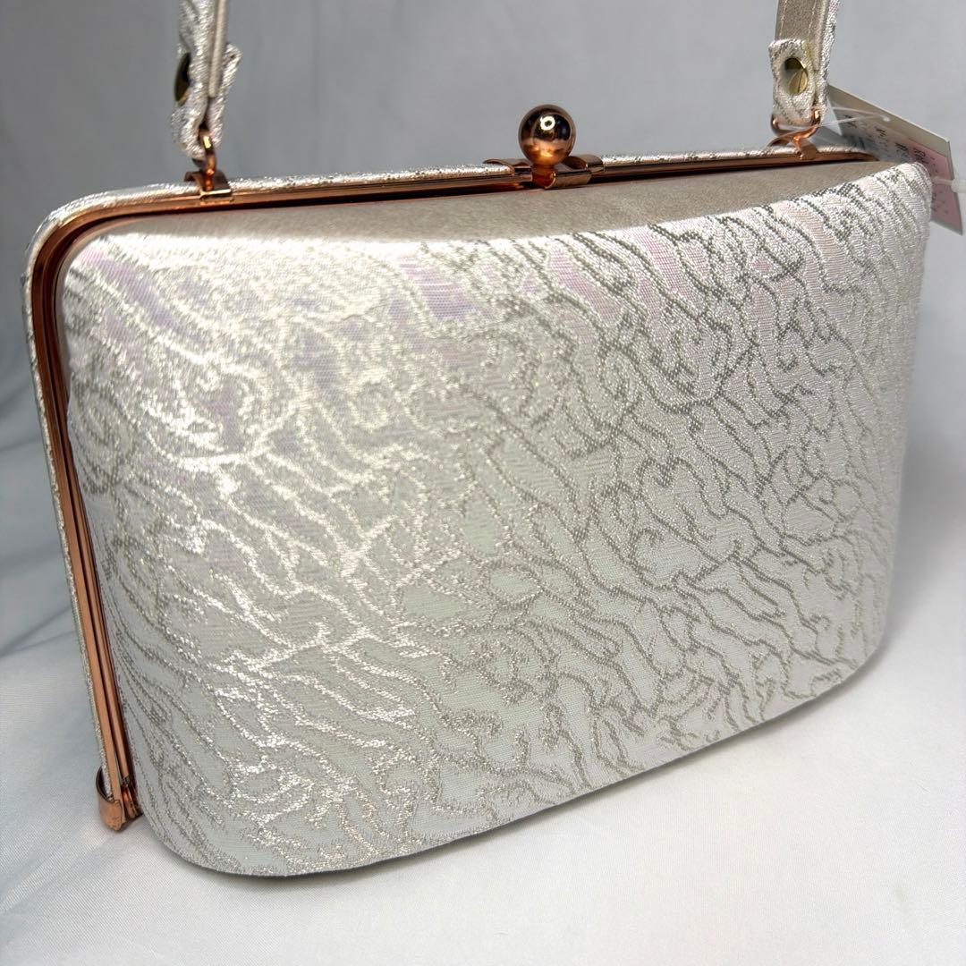 新品　草履　バッグ　セット　ローヴデコルテ　Mサイズ　シルバー　2025年モデル