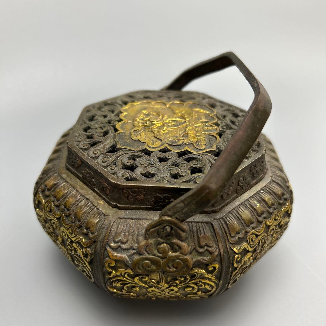 香炉　乾隆年製　蔵出し骨董品