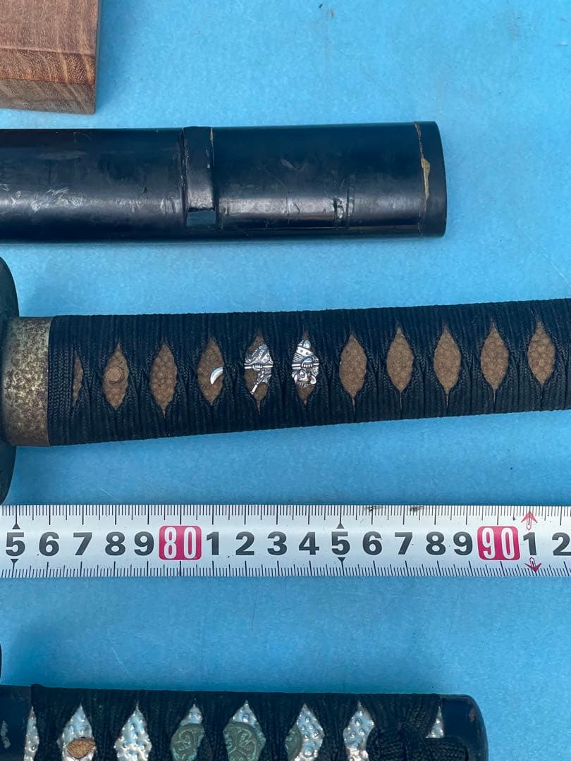 模造刀2本セット 木製スタンド付き