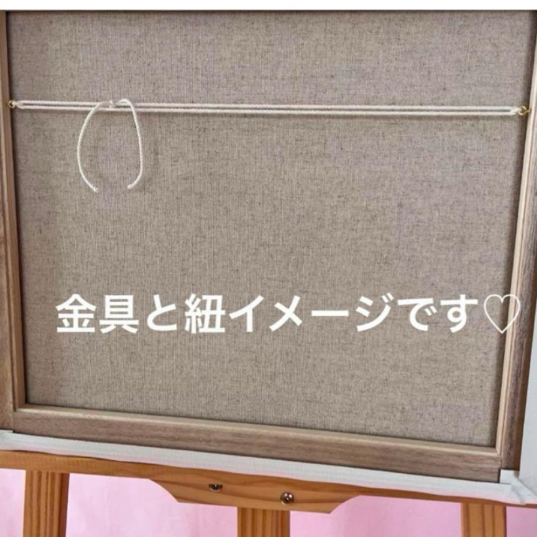 アクリル画 海と空の風景　テクスチャーアート