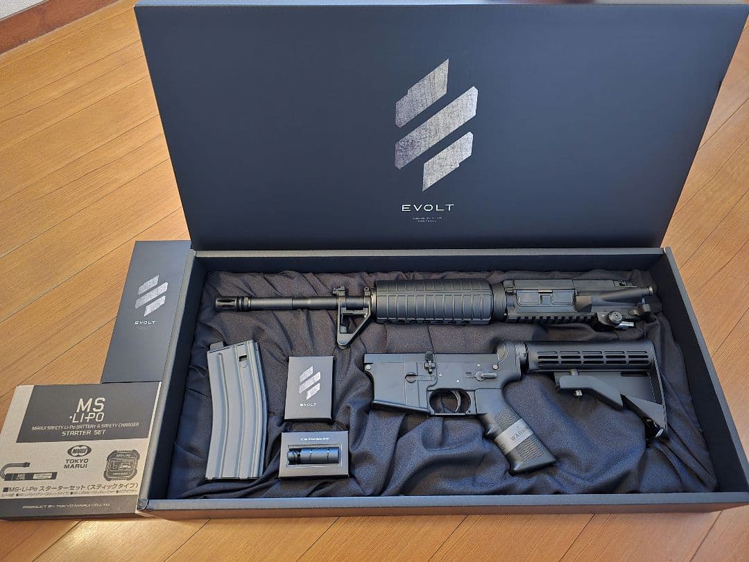 東京マルイ　エボルト 電動ガン Li-Poバッテリー　予備マガジン　セット