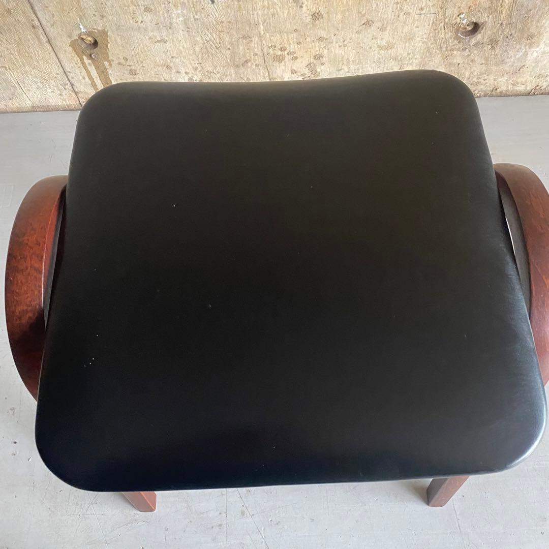 秋田木工　スタッキングスツール 剣持勇　ヴィンテージ　アンティーク　黒