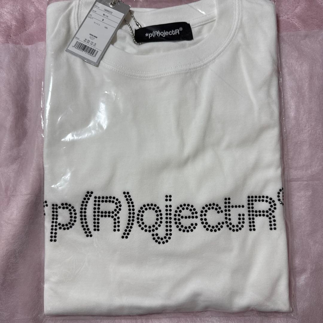 *p(R)ojectR® Rhinestone Logo LS Tee Mサイズ