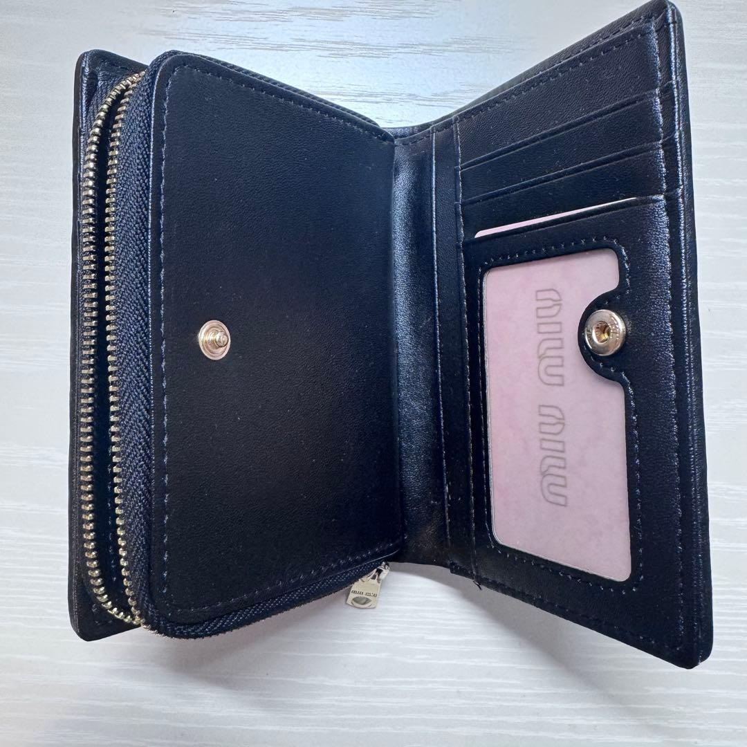 MIYAVImiu miu 二つ折り財布 miumiu マテラッセ