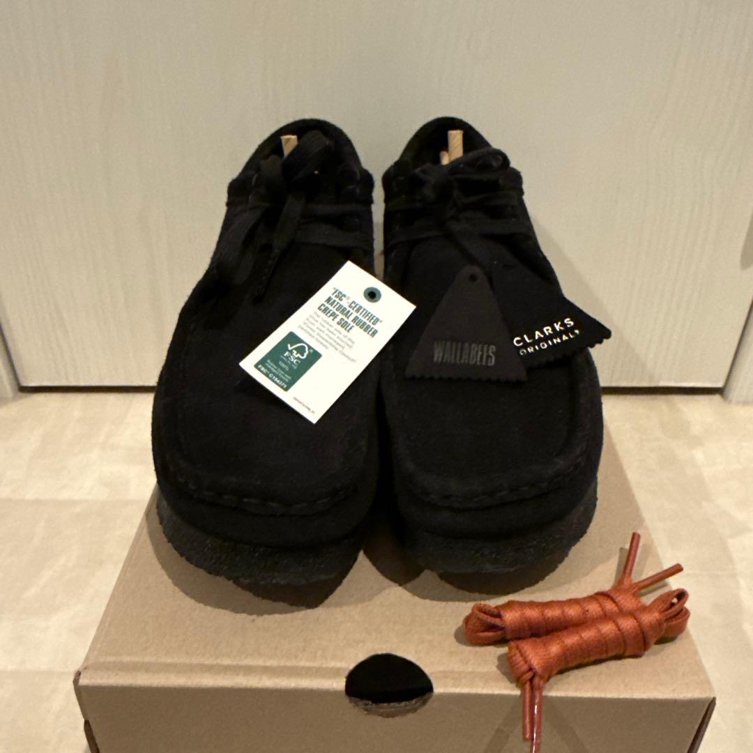 ガ*員様 Clarks Wallabee ブラック 27.5cm
