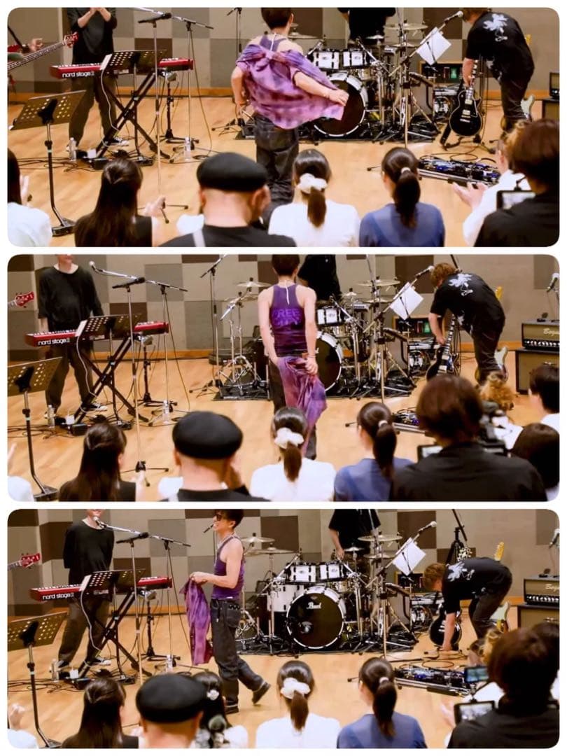 キムタク着 FREECITY タンクトップ 私物 パープル Lサイズ