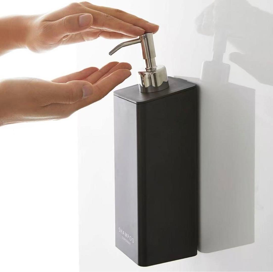 山崎実業(Yamazaki) マグネットツーウェイディスペンサー ブラック