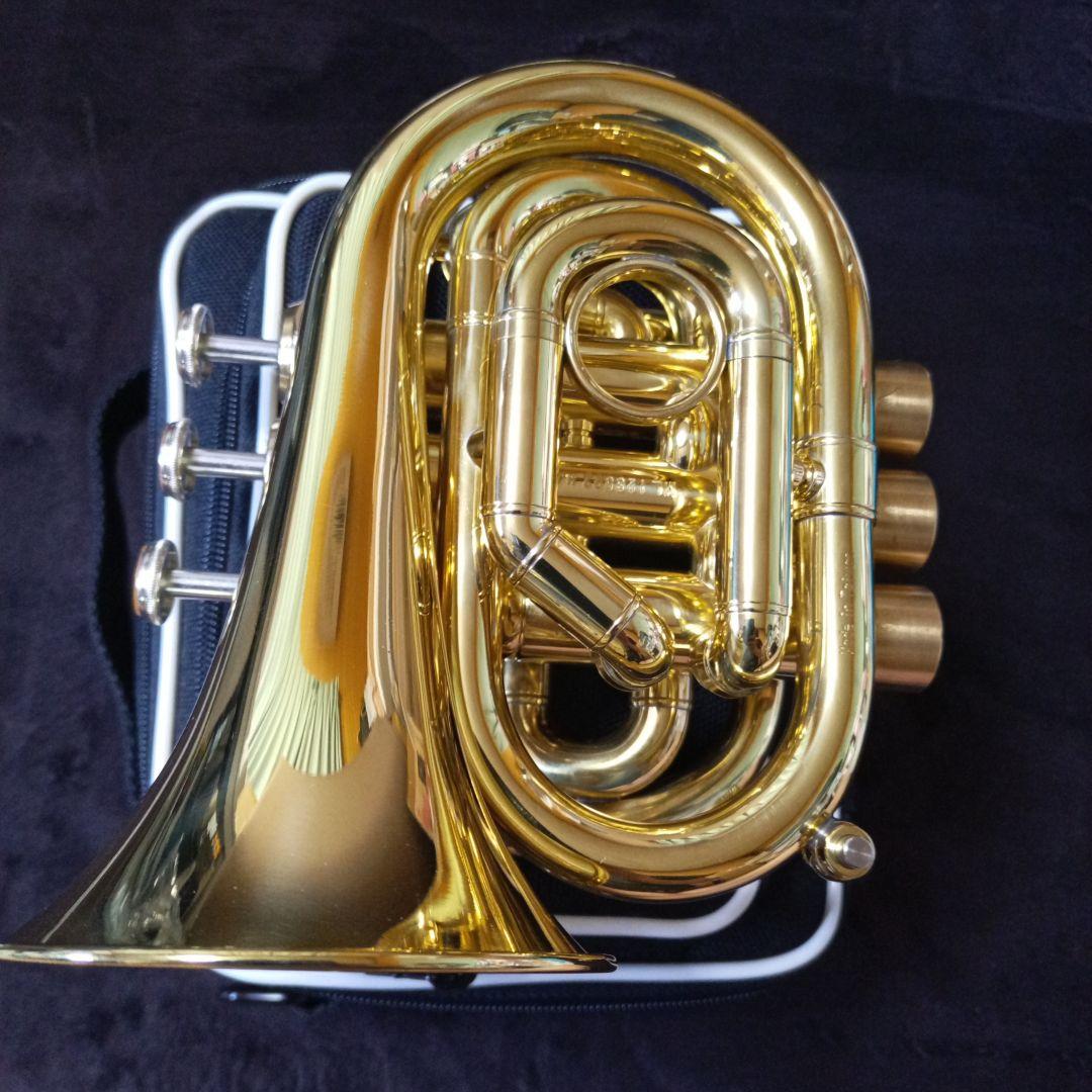 C管 ポケットランペット キャロルブラス QueenBrassサイレントブラス付