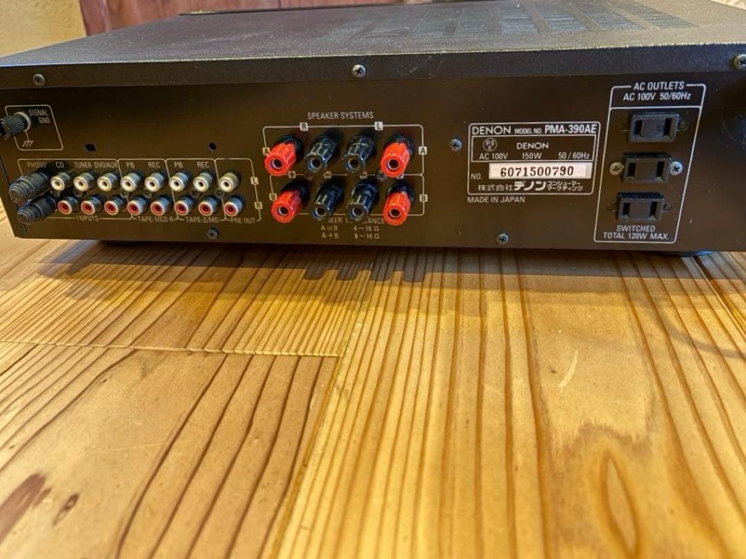 DENON PMA-390AE アンプ リモコン付き