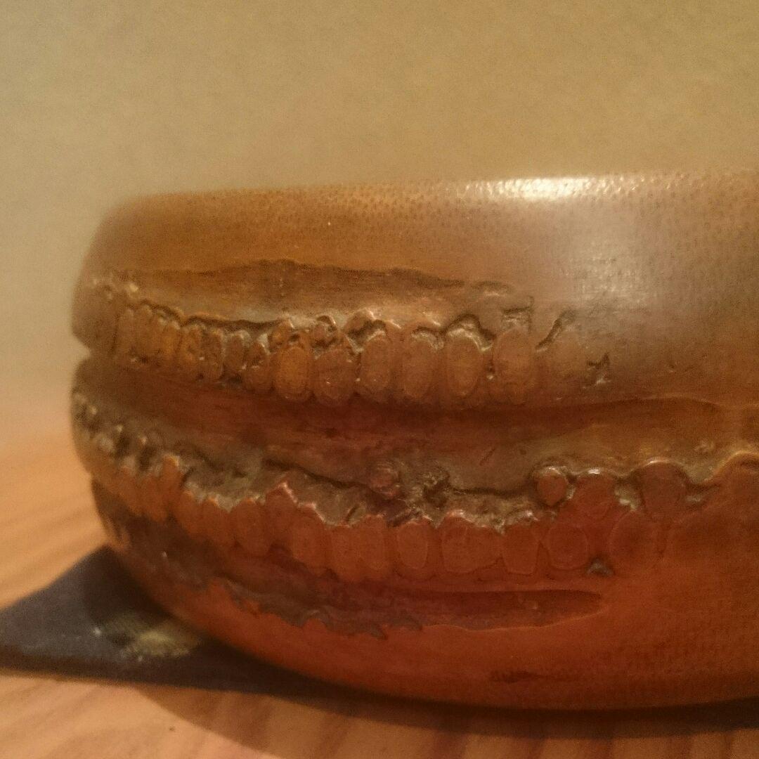 「希少作」 竹根 竹工芸 アンティーク