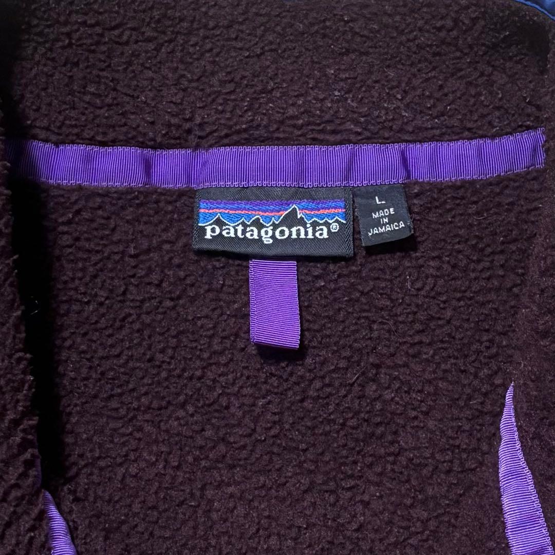 L 希少モカ 90s PATAGONIA スナップT トラヴィス着用 フリース