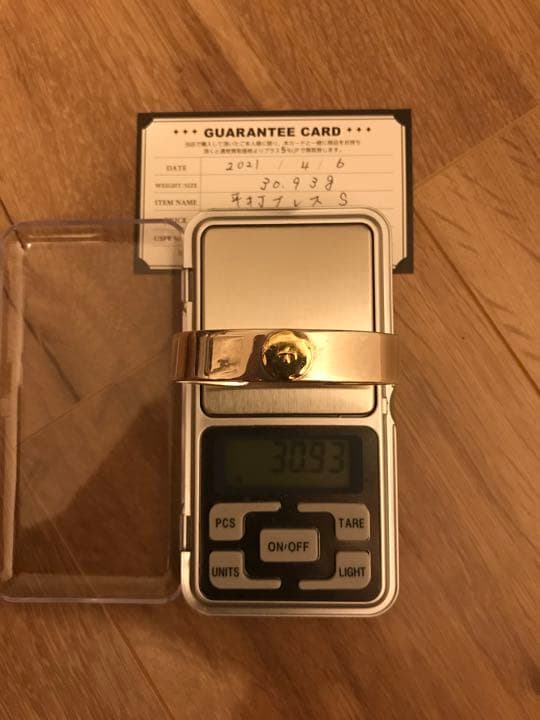 ゴローズ　平打ちブレス　イーグルメタル　S イーグルキャピタルワン