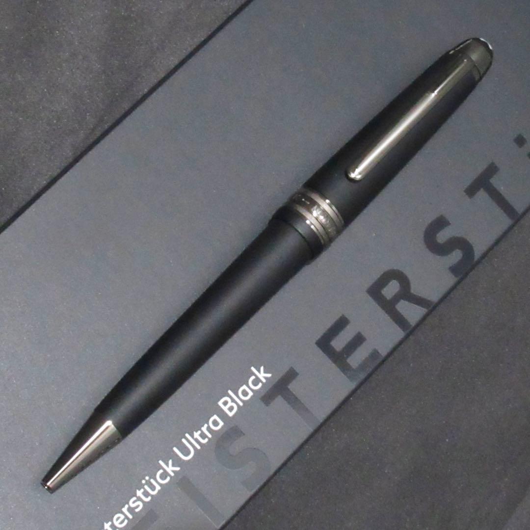 モンブラン ボールペン ウルトラブラック ミッドサイズ 114825