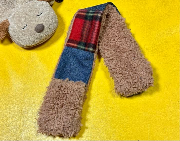 わんこマフラー　デニムリメイク