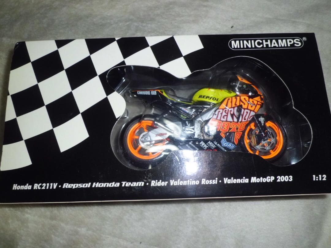 【開封品】ミニチャンプス　Honda RC211V Moto GP 2003