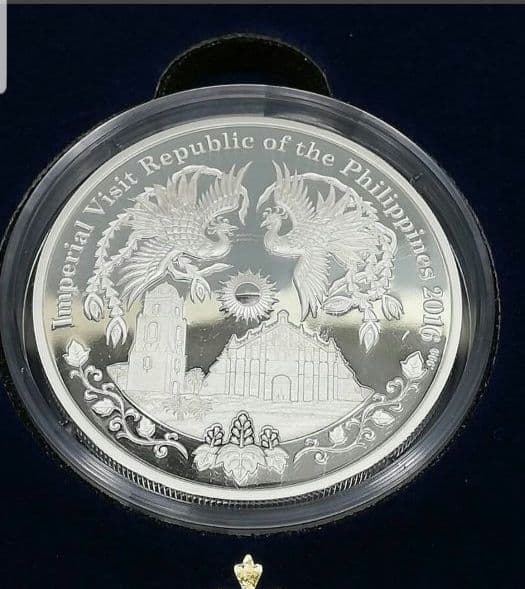 希少 パラオ 純銀貨 天皇皇后両陛下フィリピン御訪問記念 1オンス 5パラオドル
