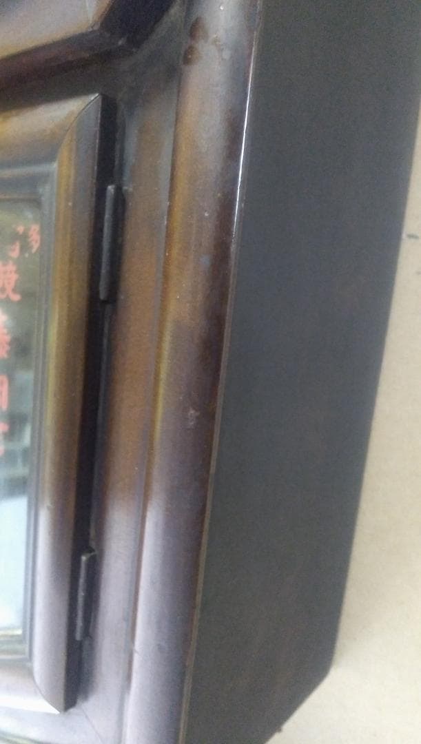 古い柱時計     ⑩