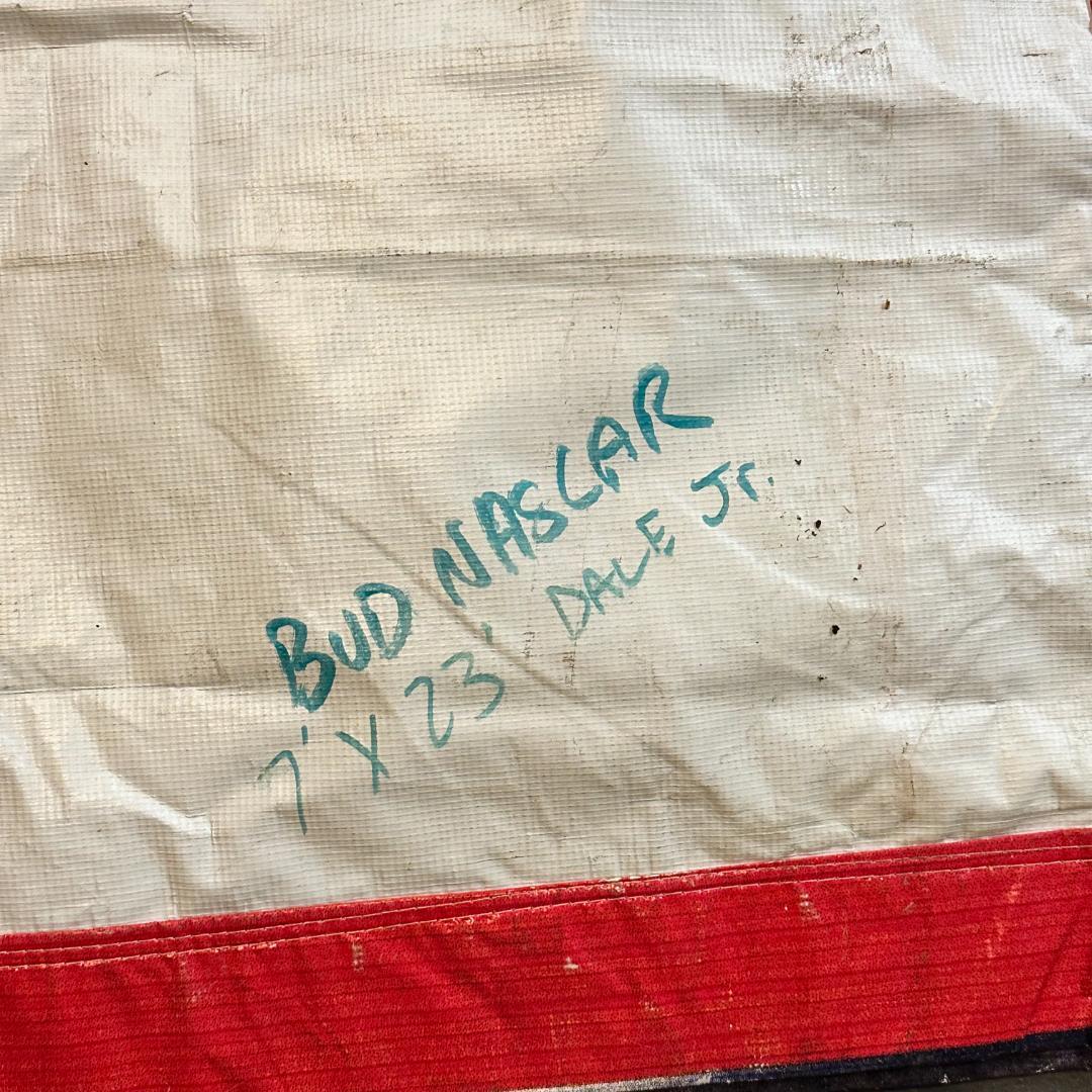 【激レア】NASCAR デイルアーンハートジュニアBudweiser大型バナー