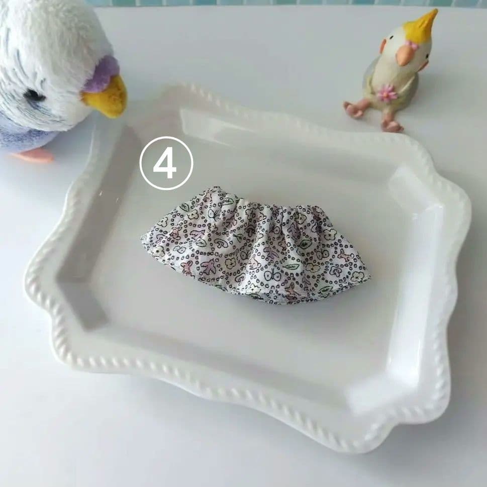 *＊ ハンドメイド　小鳥用　エリザベスカラー ＊* ふんわり柔らかタイプ