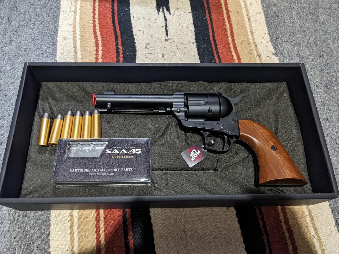東京マルイ SAA アキュバレル組込済 エアーリボルバー プロ