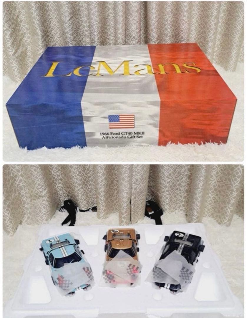 新品　エグゾト 京商 1/18 フォードGT40 Mk II 1966 ルマン