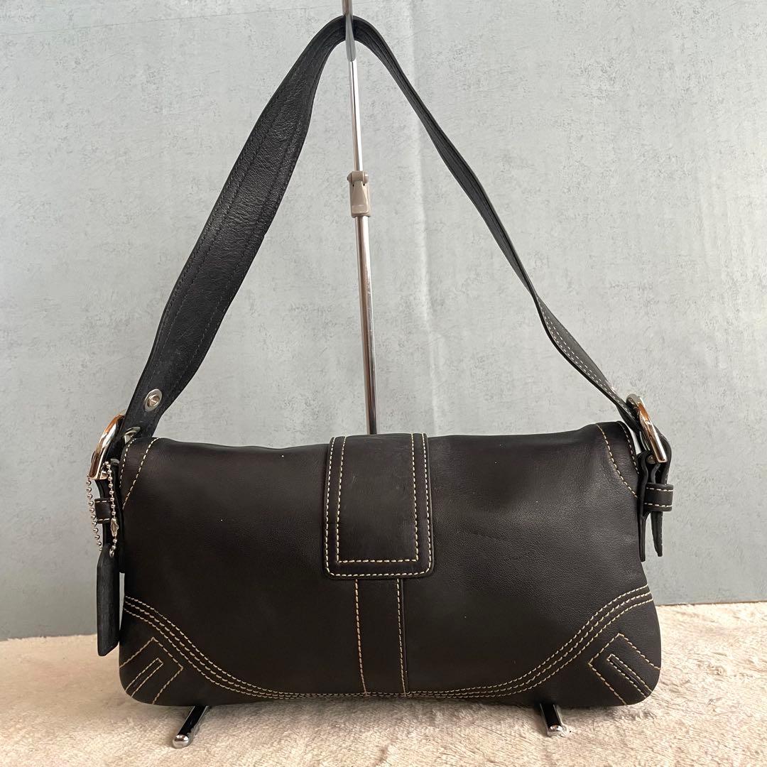 【SMILE.TH様】コーチ ワンショルダーバッグ ソーホー チャーム ステッチ