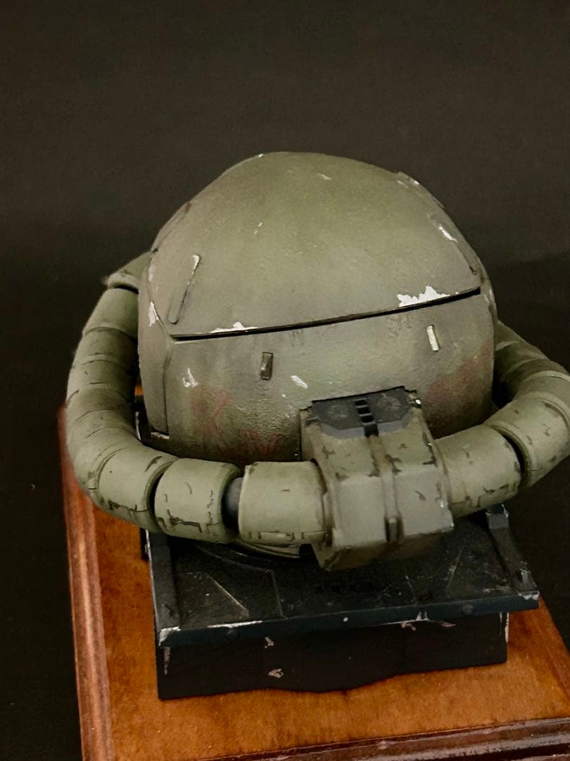 改修塗装済完成品　1/35 ザクヘッド　ランバラル独立遊撃隊セット