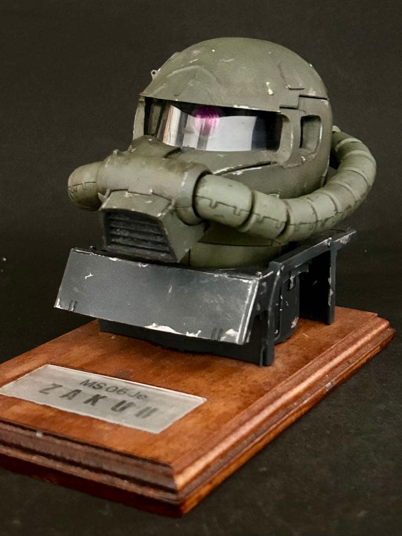 改修塗装済完成品　1/35 ザクヘッド　ランバラル独立遊撃隊セット