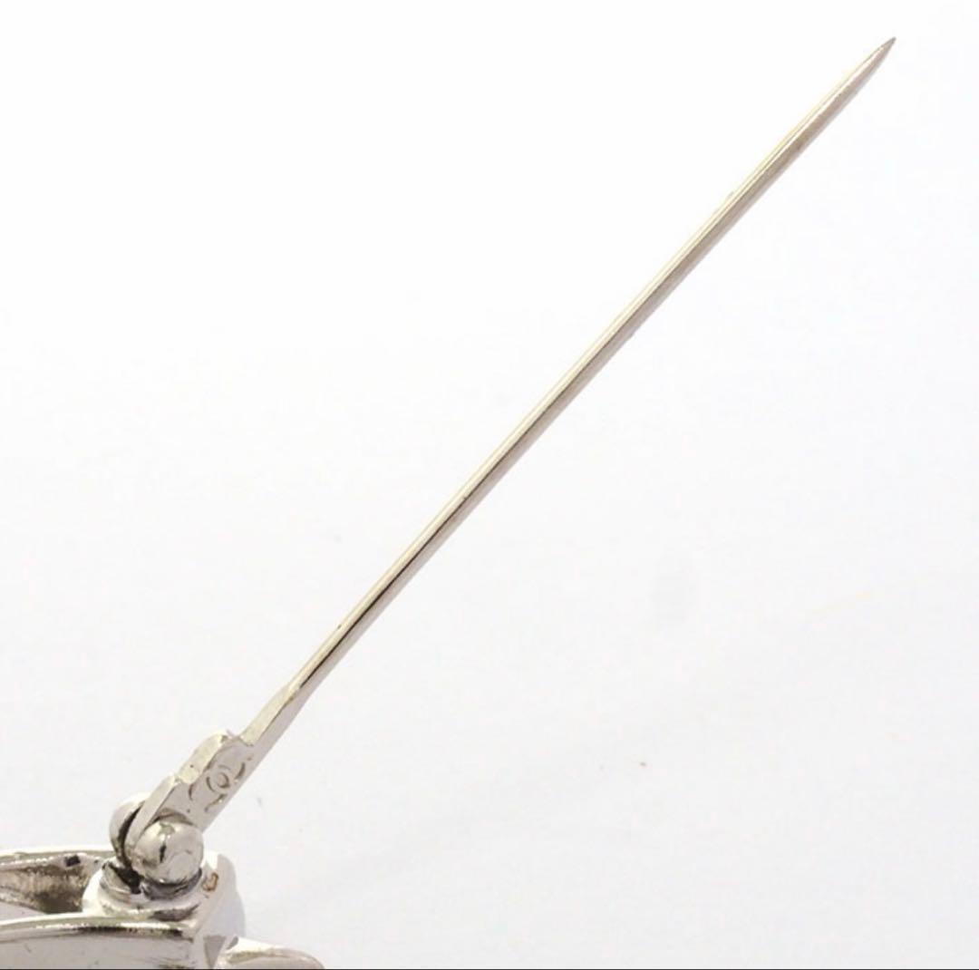 【約14万超】　シャネル　CHANEL ラインストーンブローチ