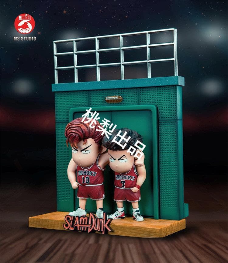新品未開封『スラムダンク』M3桜木花道＆宮城リョータフィギュアガレキ スタチュー