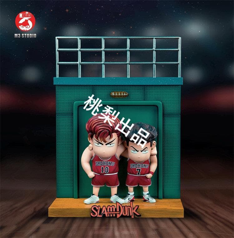 新品未開封『スラムダンク』M3桜木花道＆宮城リョータフィギュアガレキ スタチュー