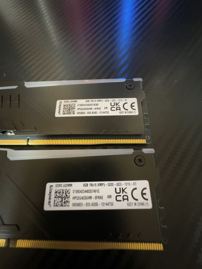 メモリー Kingston FURY BEAST DDR5 16GB (8GBx2)RGB