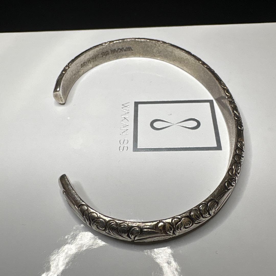 g*読様 WIKAN SS アラベスク　シルバーバングル