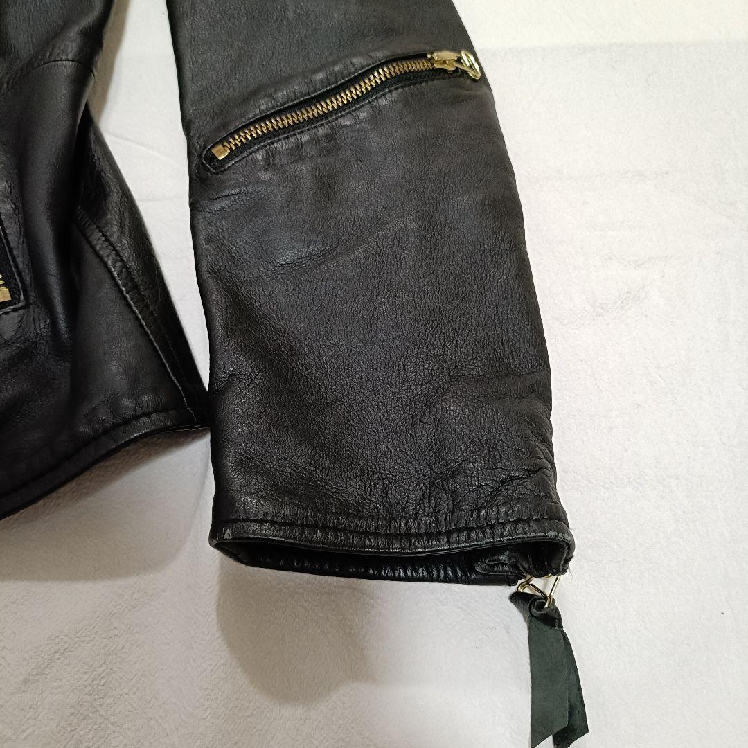 【美品】duffer DUFFER シングルライダース　ラムレザー　ジャケット