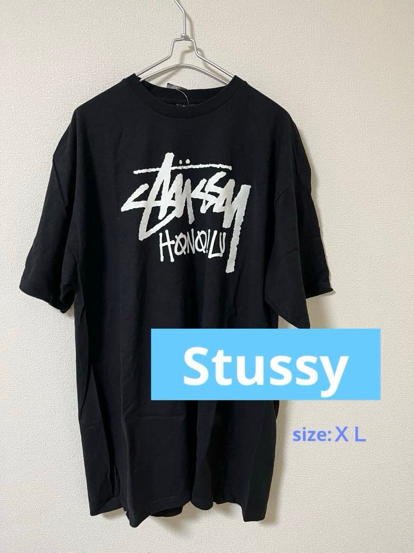 STUSSY ハワイ限定　ホノルルTシャツ黒【未使用品】