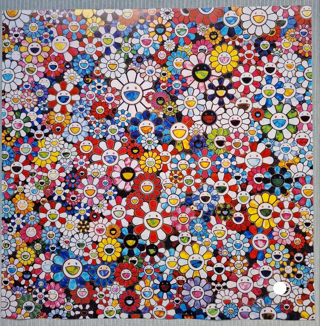 村上隆作品ポスター『未来はきっと笑顔になる！きっと！』