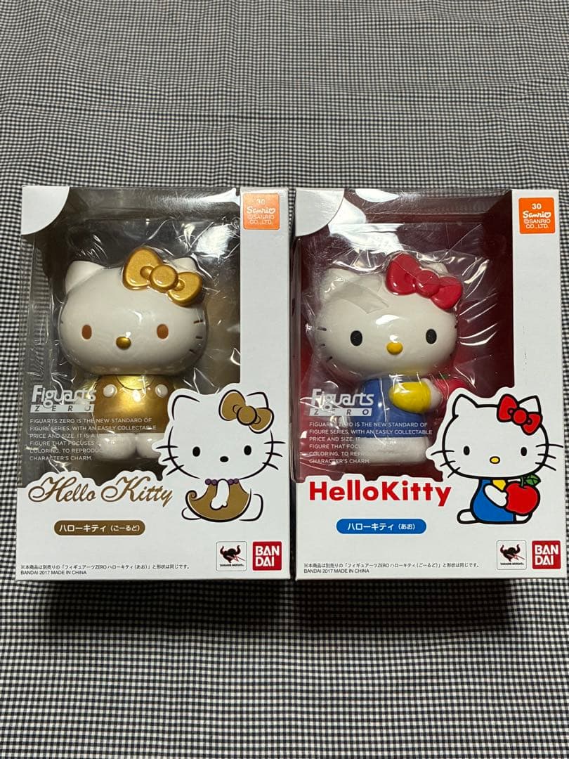 【未開封】フィギュアーツZERO ハローキティ(ごーるど)（BLUE）2個セット