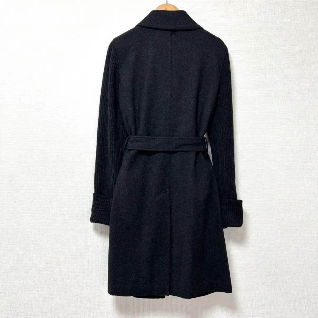 BURBERRY LONDON wool knit チェスターコート　38