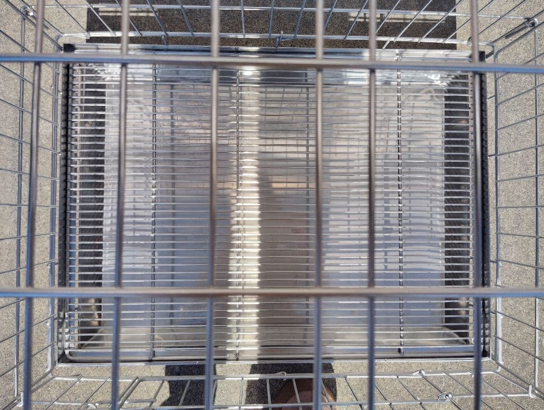 ハチコウ ステンレスケージＭ−ＳＯＰ 長面開 美品