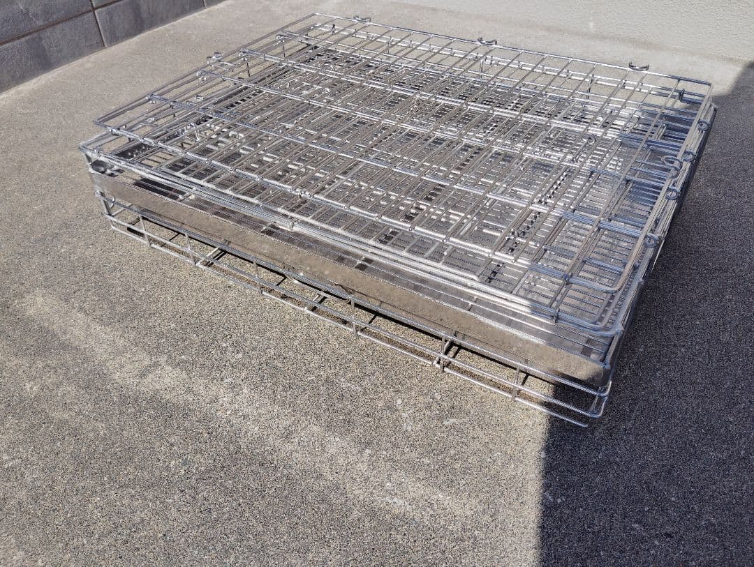 ハチコウ ステンレスケージＭ−ＳＯＰ 長面開 美品