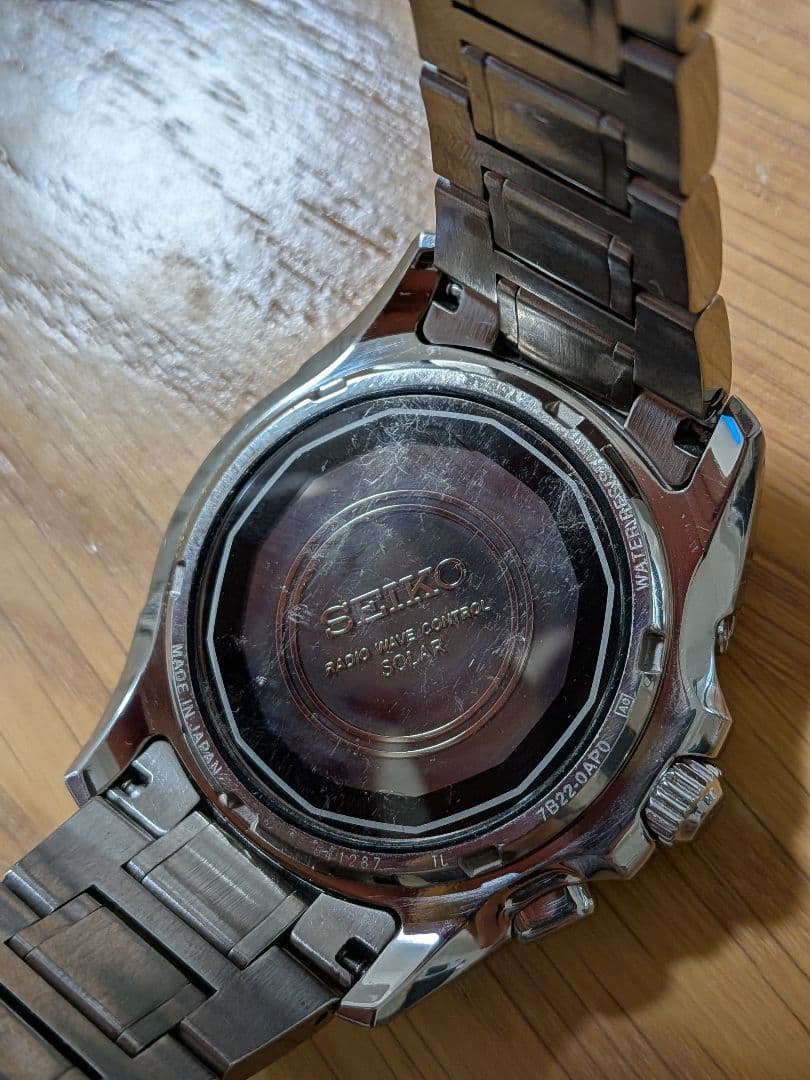 稼働品　セイコー ブライツ 電波ソーラー SAGZ017 7B22-0AP0