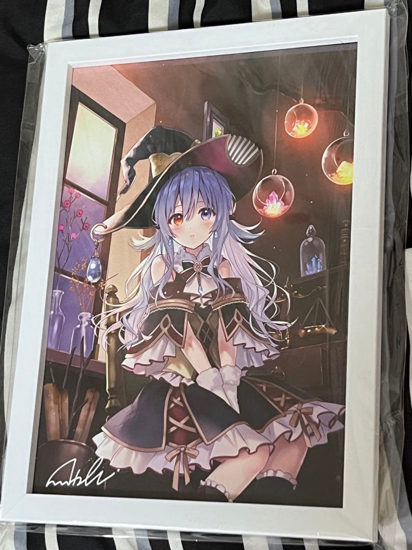 フカヒレ先生サイン入りミニアートグラフ