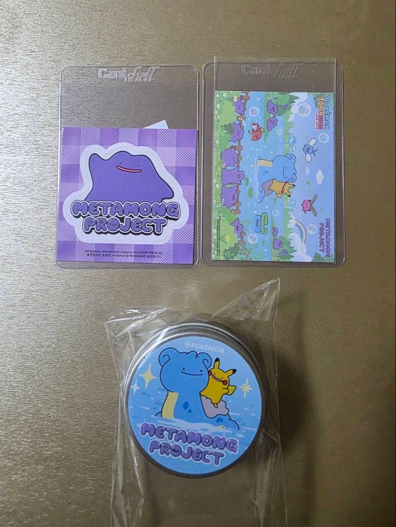 【韓国限定】 ポケモン メタモン 3点セット