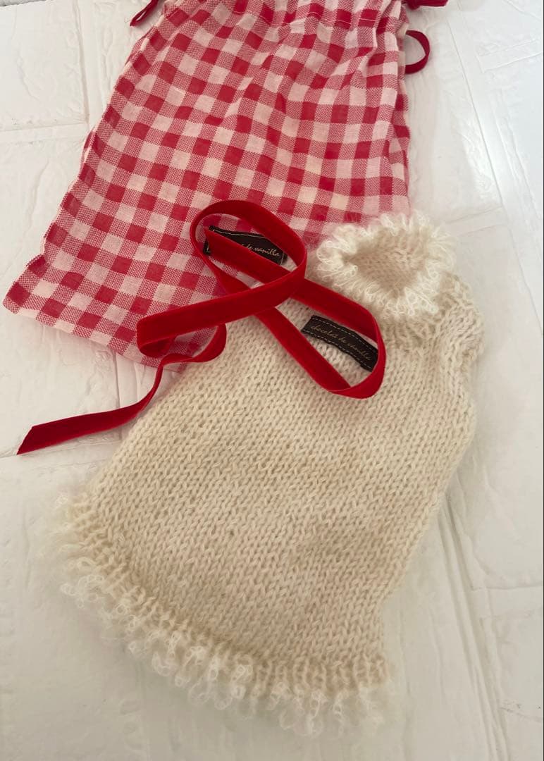 アトリエggグランマ手編みニットワンピース　サイズ18