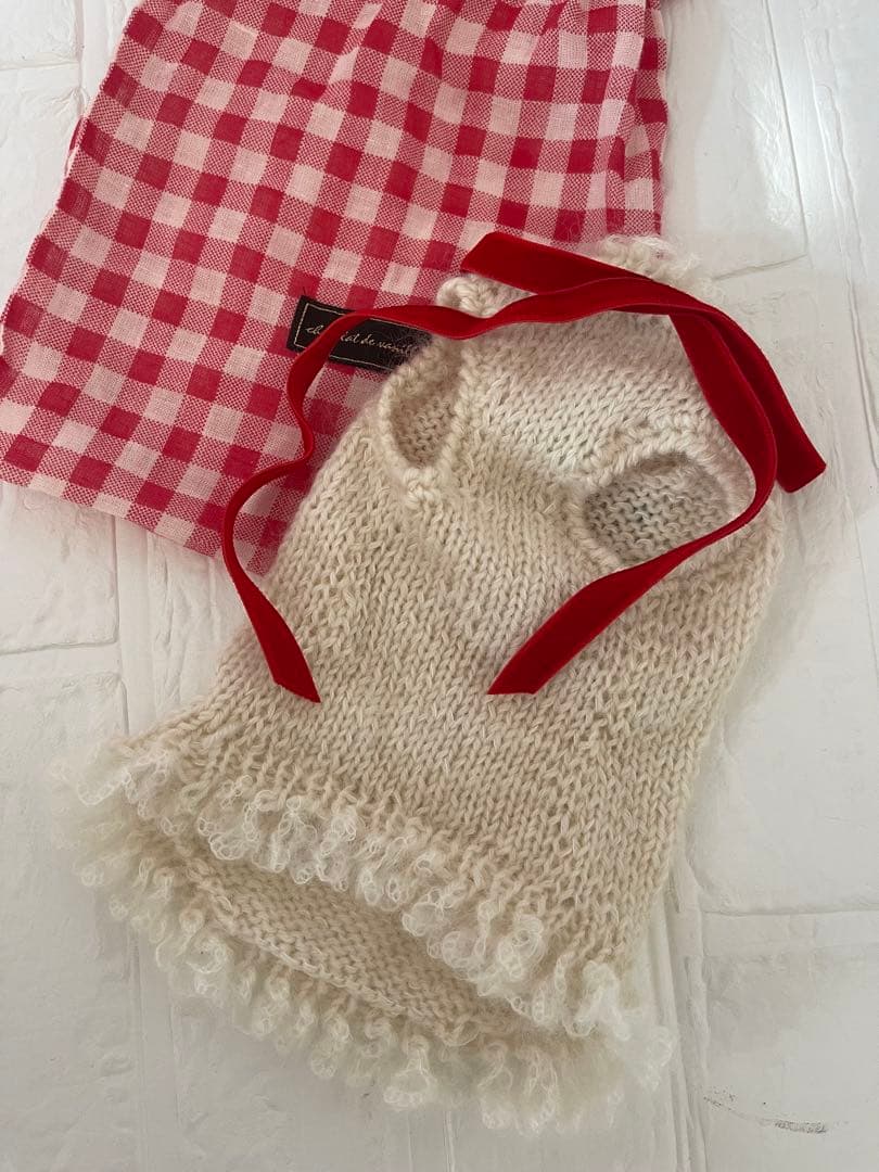 アトリエggグランマ手編みニットワンピース　サイズ18